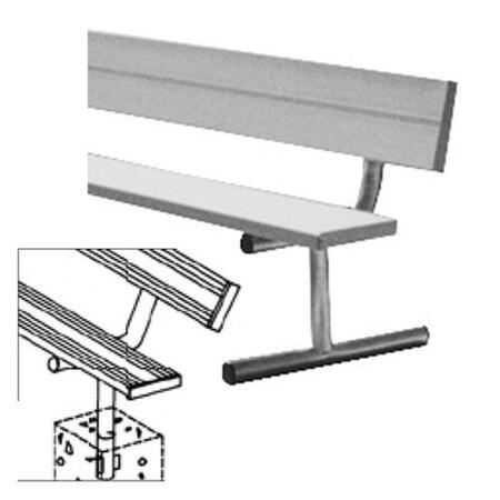 SPORT SUPPLY GROUP 15' Permanent Bench With Back BEPB15
